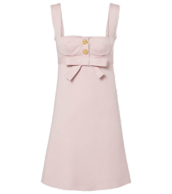 Photo: Giambattista Valli Bow-detail crêpe minidress