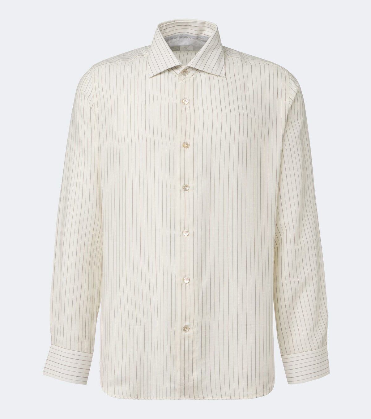 Eleventy Striped twill shirt