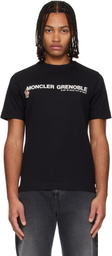 Moncler Grenoble Black Logo Cotton T-shirt