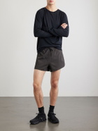 On - Performance Volt Crinkled-Jacquard Recycled-Shell Running Shorts - Brown