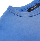 Reese Cooper® - Printed Cotton-Jersey T-Shirt - Blue