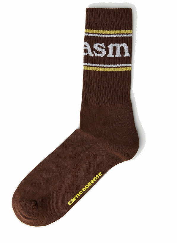 Photo: Carne Bollente - Orgasm Socks in Brown