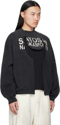 Satoshi Nakamoto Black Bone Crewneck Sweatshirt
