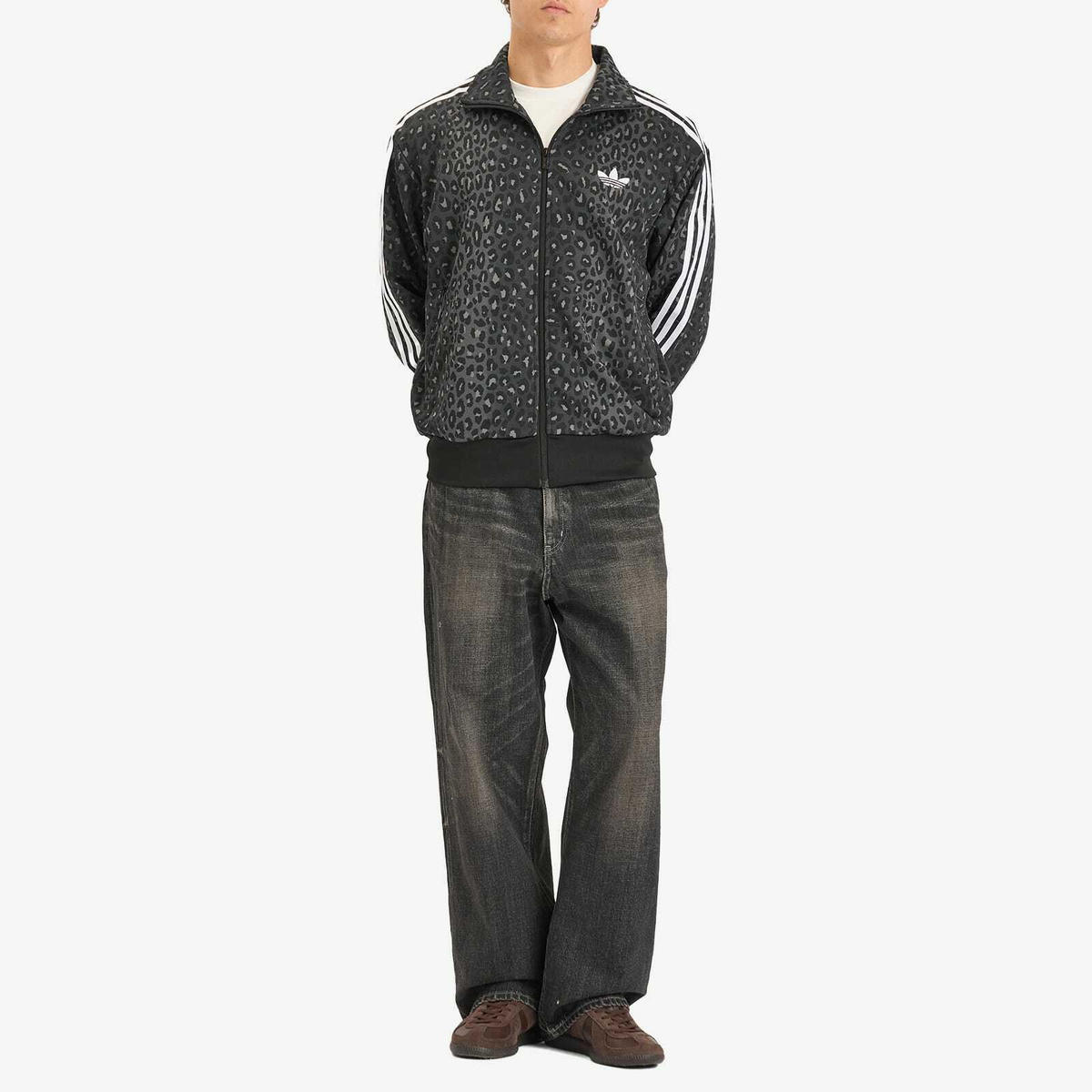 トップス adidas originals FLORERA FB TRACK TOP adidas Adicolor Classic Firebird Loose Track Top - Blue