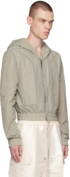 Rick Owens Gray Paneled Jacket