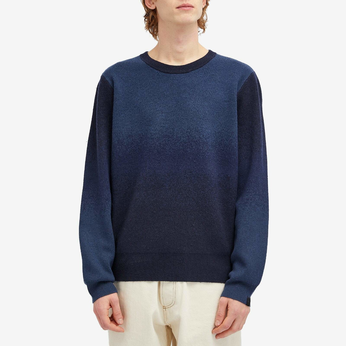 Rag & Bone Men's Downing Cashmere Blend Crew in Navymult