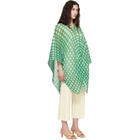PLEATS PLEASE ISSEY MIYAKE Green Basket Madame-T Scarf