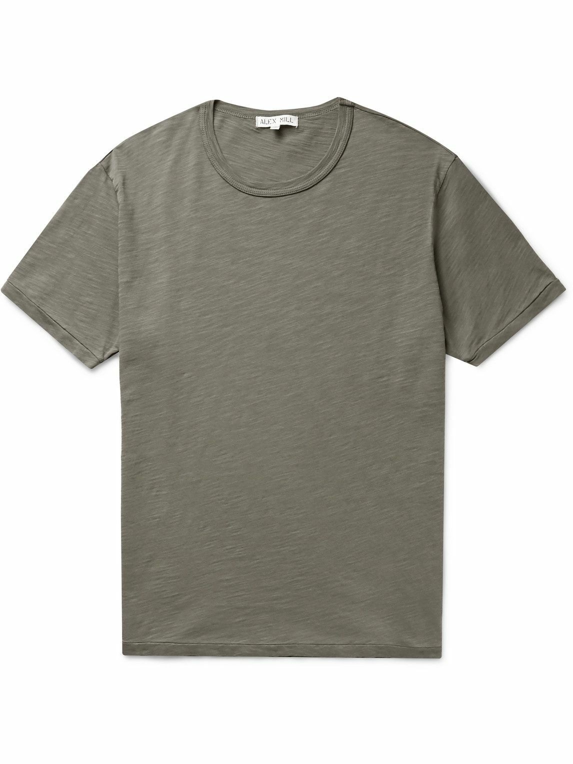 Photo: Alex Mill - Standard Slim-Fit Slub Cotton-Jersey T-Shirt - Gray