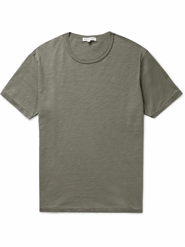 Photo: Alex Mill - Standard Slim-Fit Slub Cotton-Jersey T-Shirt - Gray