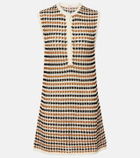 Eres Inedit open-knit cotton-blend polo dress