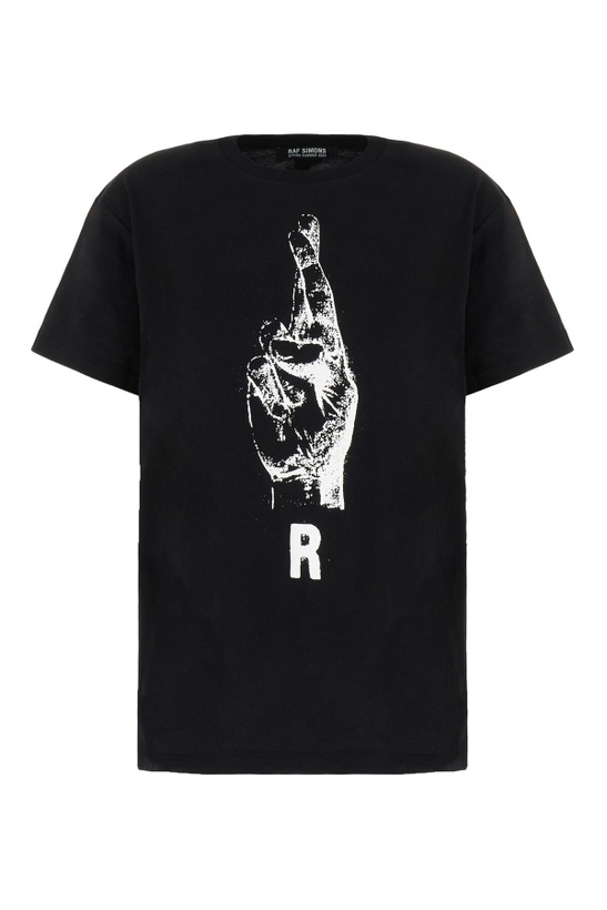 Photo: Raf Simons Black Cotton T-shirt