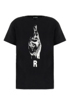 Raf Simons Black Cotton T-shirt