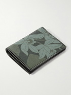 TOM FORD - Logo-Print Flower-Print Full-Grain Cardholder