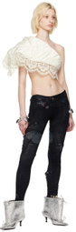 ALL-IN Black Jewelry Tights Jeans