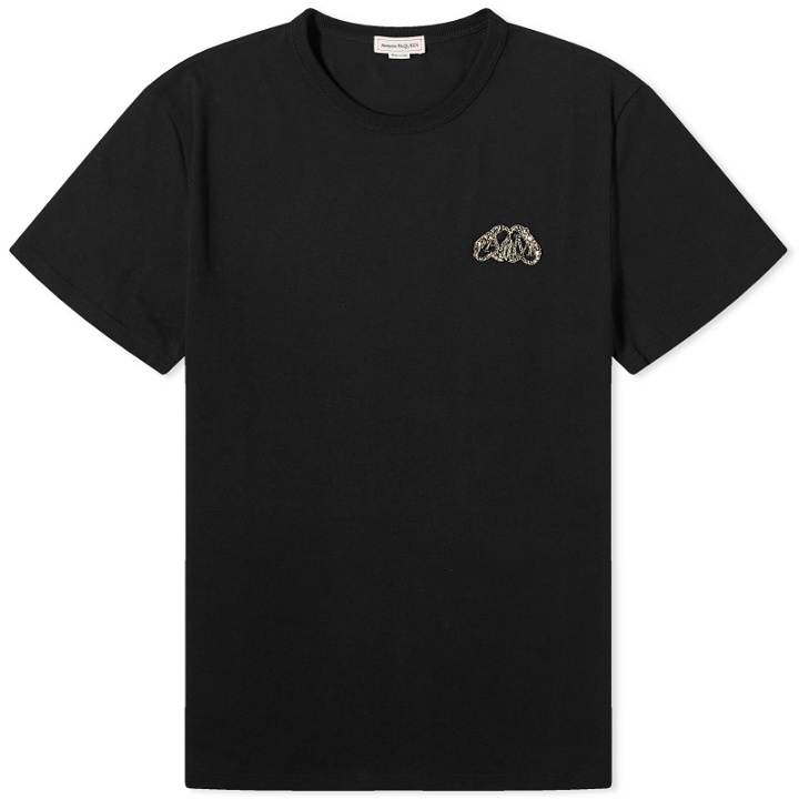 Photo: Alexander McQueen Men's Seal Logo T-Shirt in Black