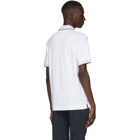 Z Zegna White Pique Essential Polo