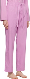 Tekla Pink Drawstring Pyjama Pants