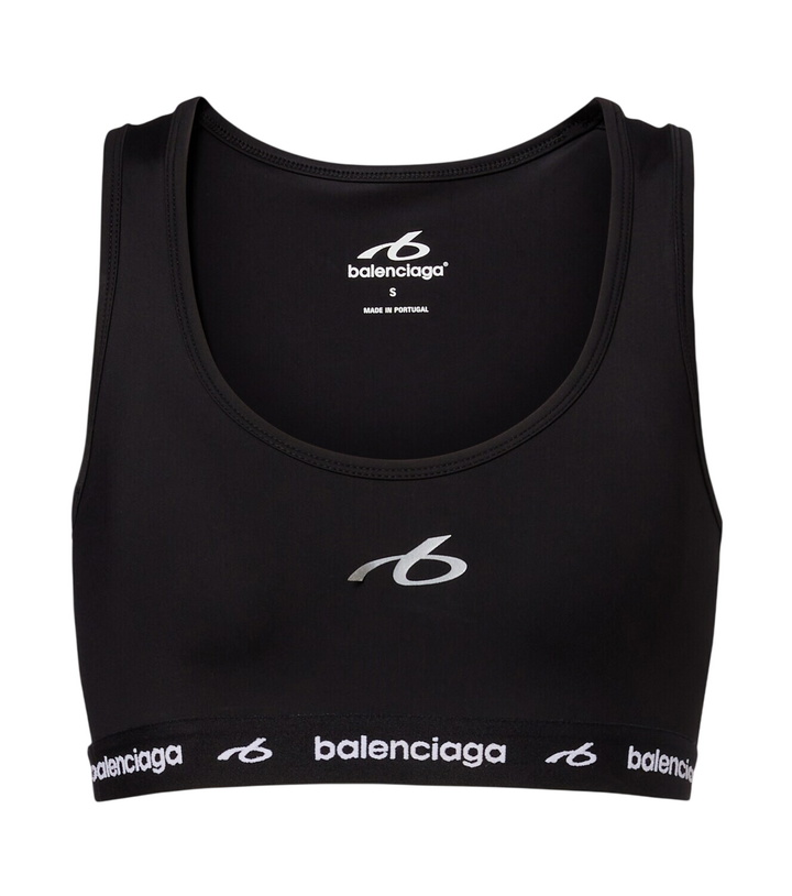 Photo: Balenciaga Logo sports bra