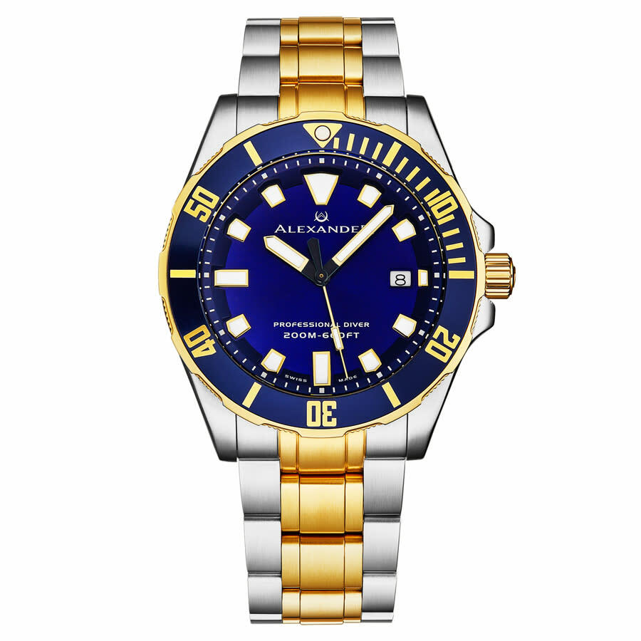 Alexander Alexander 2 Quartz Silver Dial Mens Watch A171A-02