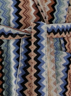 Missoni adam Multicolor Bathrobe With Zig Zag Motif In Cotton