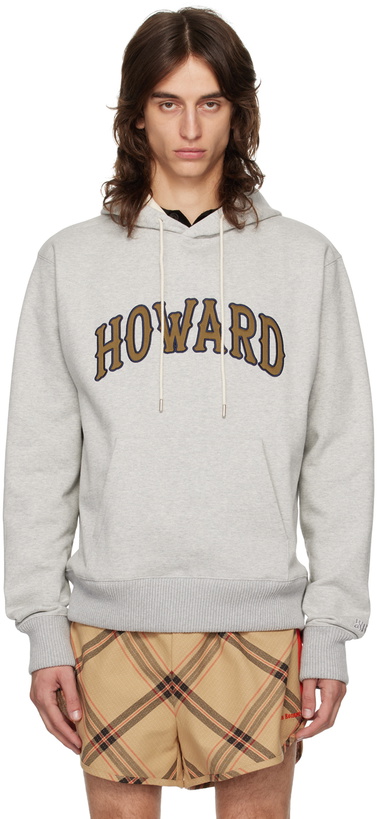 Photo: Wales Bonner Gray Howard University Edition 'Howard' Hoodie