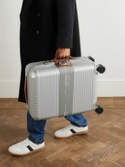 FPM Milano - Bank Zip Deluxe M 55cm Leather-Trimmed Polycarbonate Spinner Carry-On Suitcase