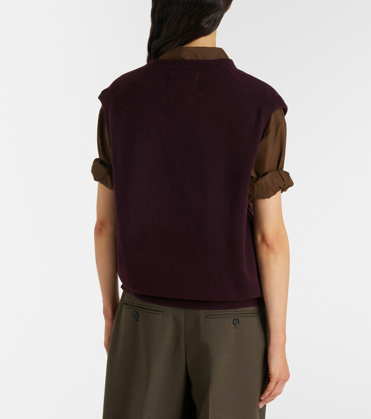Extreme Cashmere n°243 Spencer cashmere-blend sweater vest