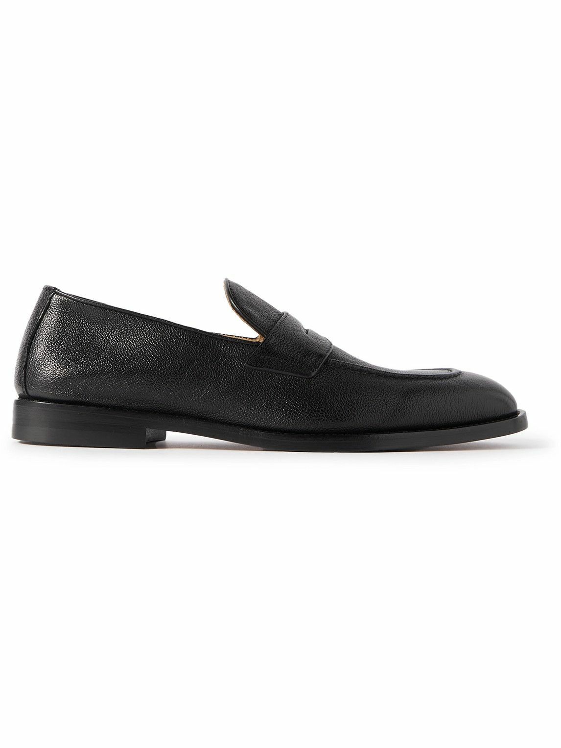 Brunello Cucinelli - Leather Penny Loafers - Black Brunello Cucinelli