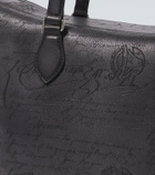 Berluti Late Hour Scritto leather tote bag
