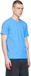 Comme des Garçons Play Blue Cotton T-Shirt