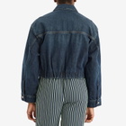 Closed Women's Ruched Hem Jacket in Dark Blue