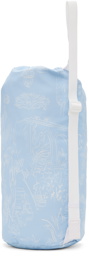 Kijun Blue Drawstring Sport Bag