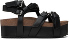 R13 Black Platform Sandals