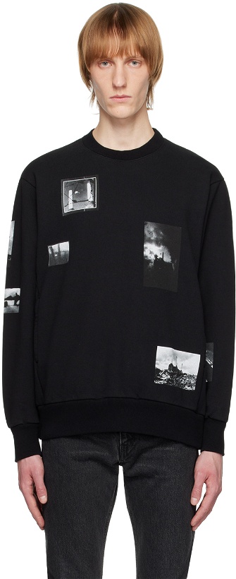 Photo: Undercover Black Printed Sweatshirt