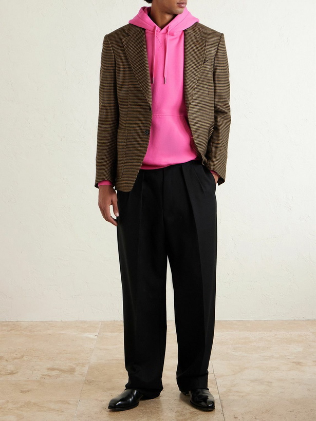 Photo: TOM FORD - Organic Cotton-Jersey Hoodie - Pink