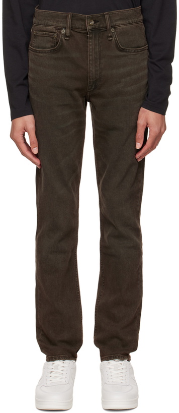 Photo: rag & bone Brown Fit 2 Slim Jeans