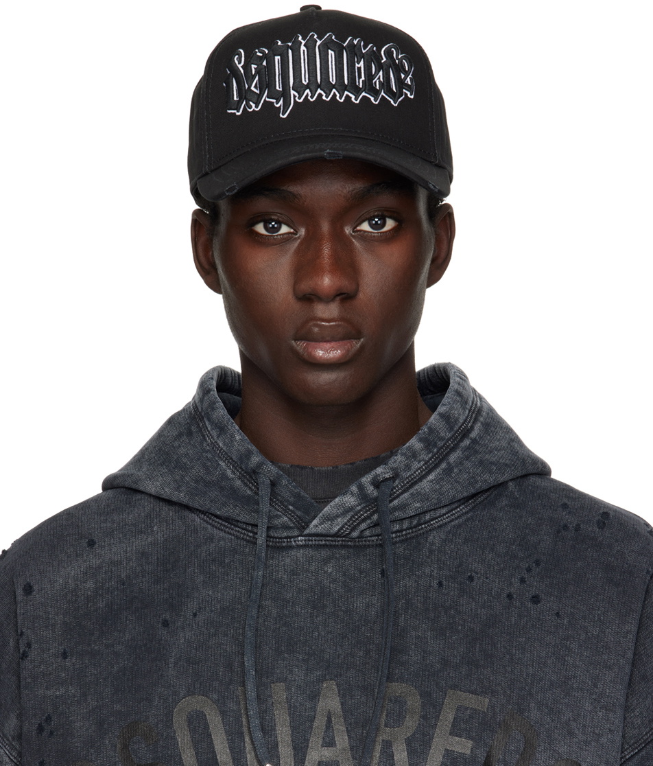 Dsquared2 Black Dsquared2 Baseball Cap Dsquared2