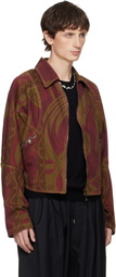 Vivienne Westwood Brown & Red Pourpoint Denim Jacket
