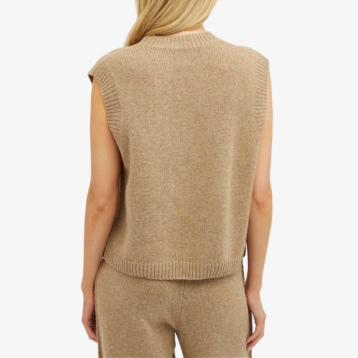 Deiji Studios Women's Knit Vest in Wheat