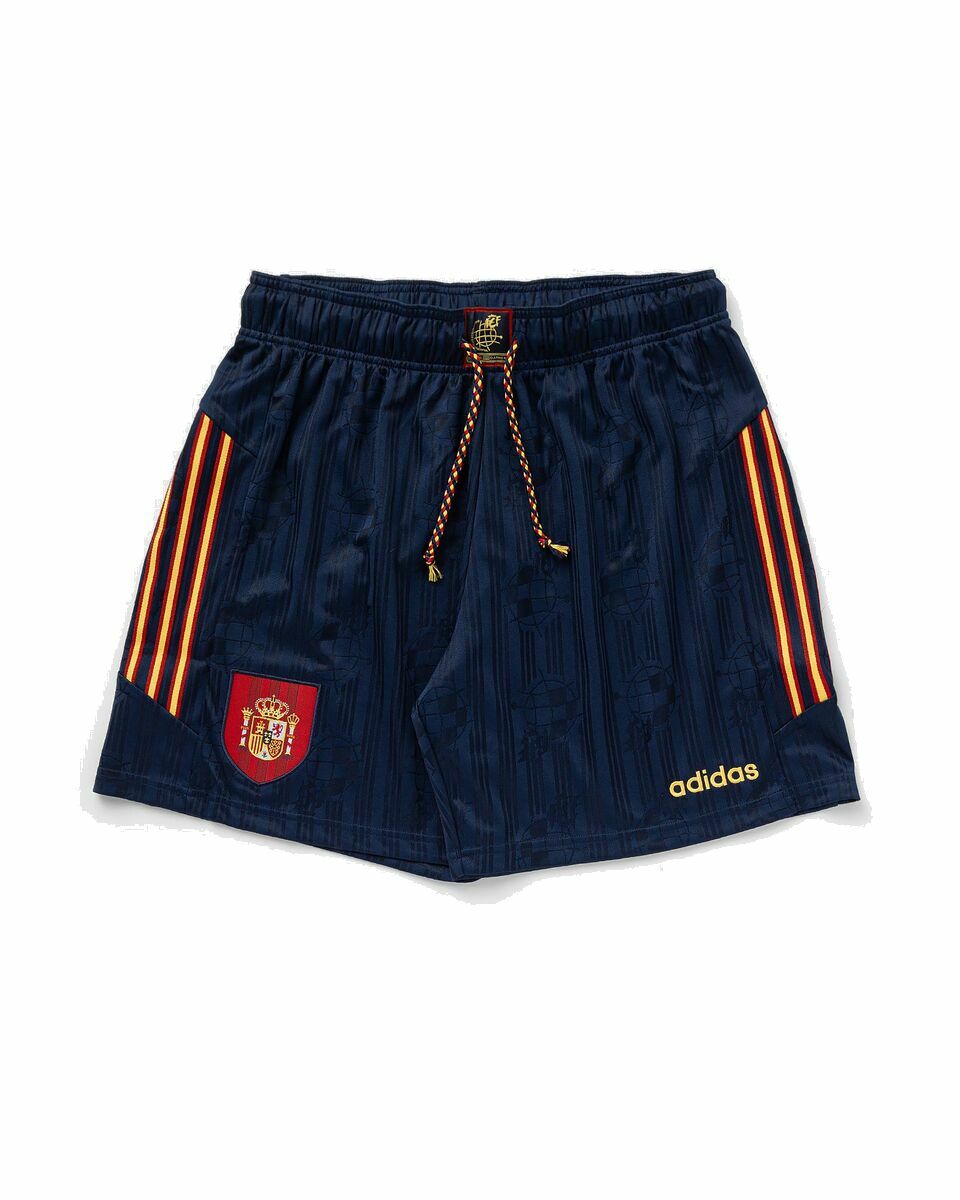 Photo: Adidas Spain 1996 Home Shorts Blue - Mens - Sport & Team Shorts