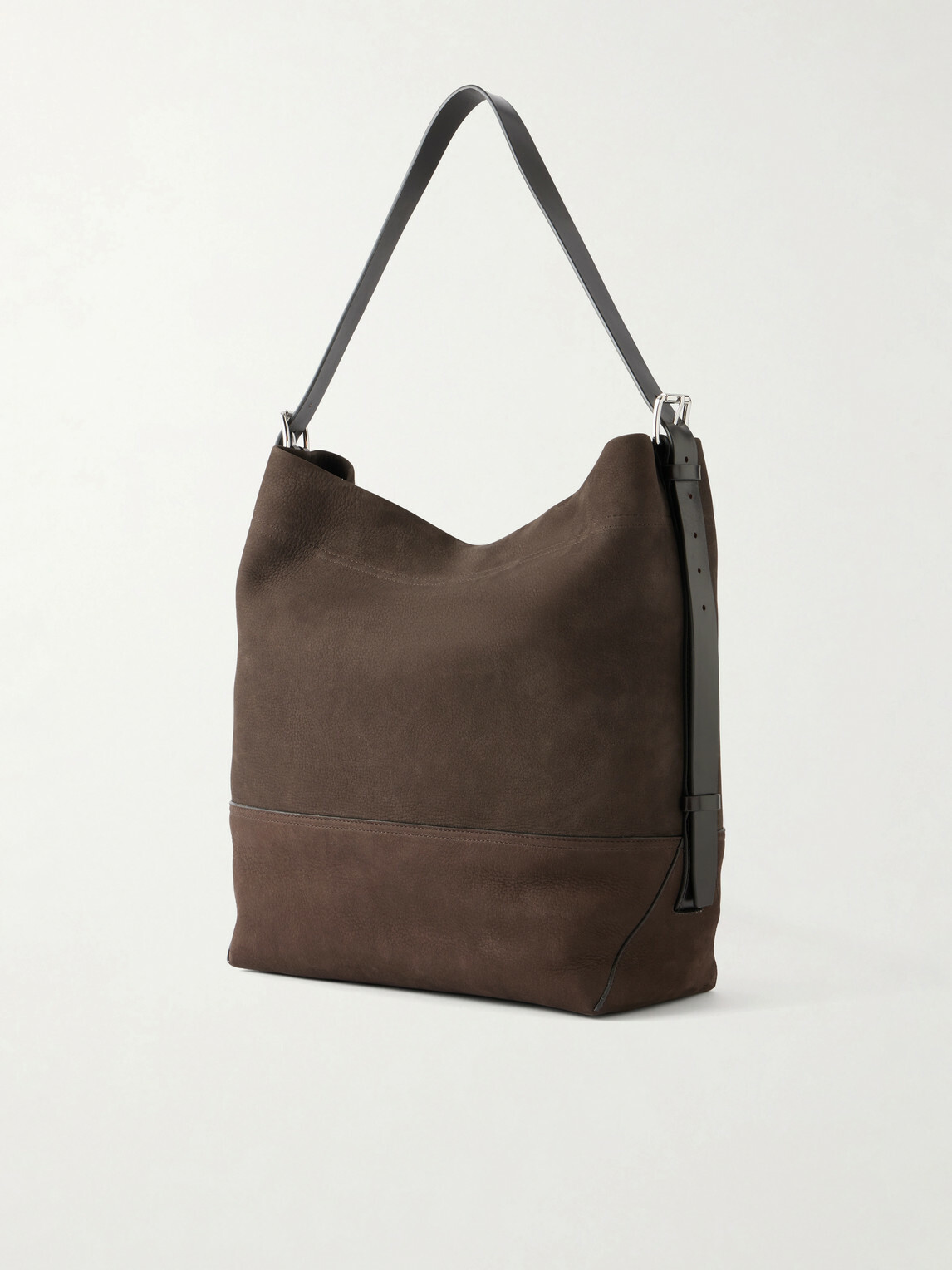LEMAIRE - Belted Nubuck Leather Tote Bag