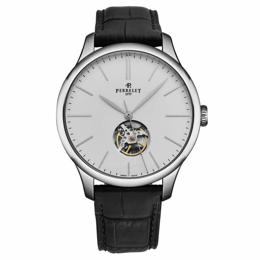 Perrelet First Class Automatic Silver Dial Mens Watch A1087/G