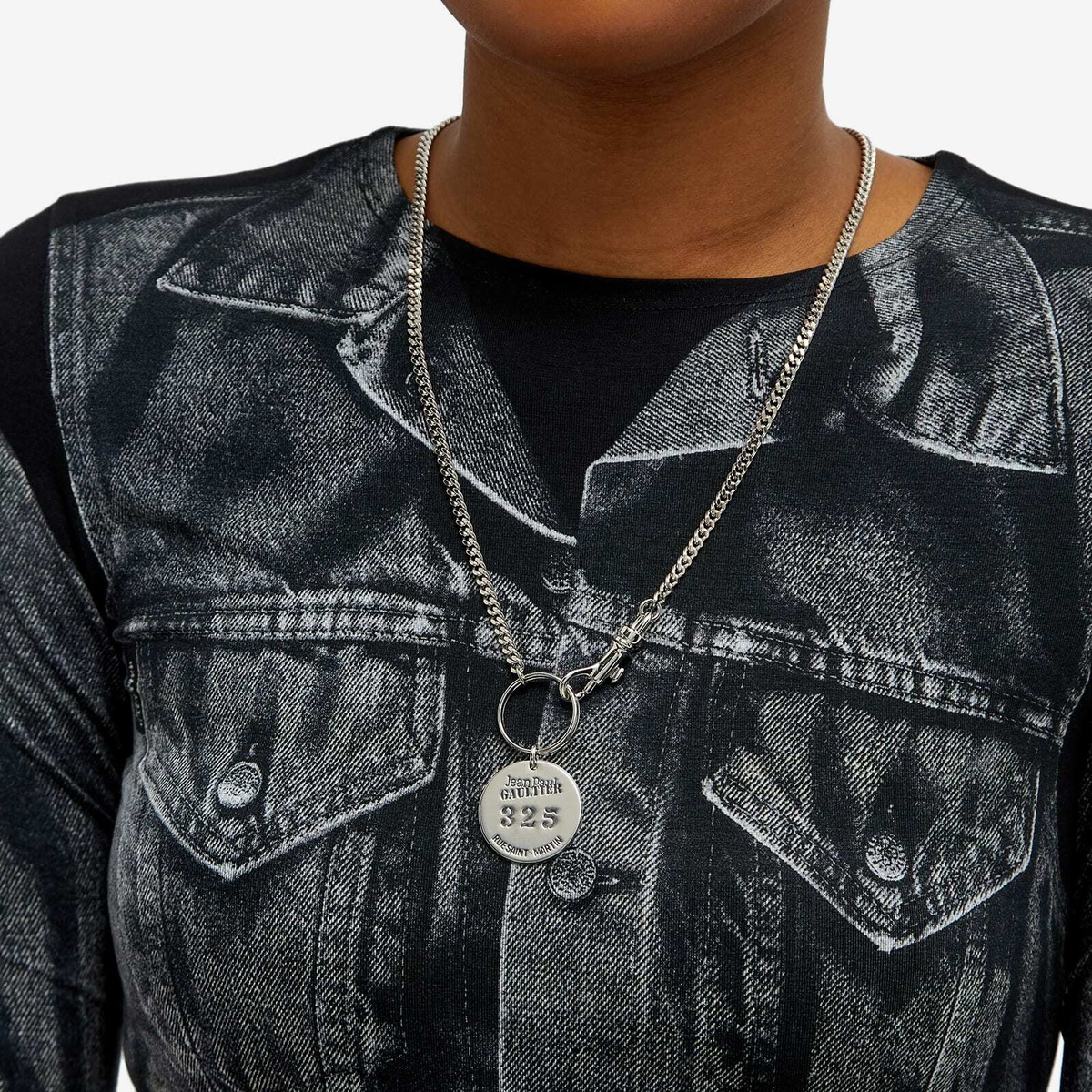 Jean Paul Gaultier シルバーチェーンネックレス 325 Jean Paul Gaultier Women's 325 Necklace in Silver Jean Paul