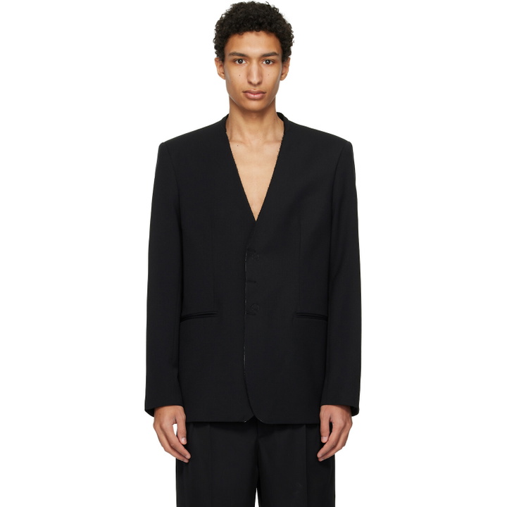 Photo: MM6 Maison Margiela Black Wool Blazer