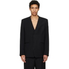 MM6 Maison Margiela Black Wool Blazer