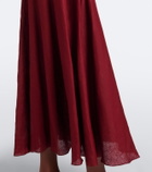 Johanna Ortiz Exploring Textures linen maxi dress