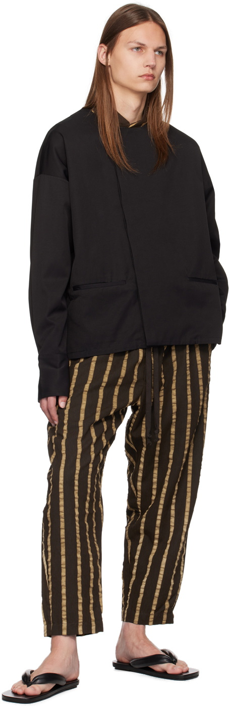 UMA WANG Brown Pigiama Pants