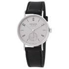Nomos Tangente Neomatik Automatic Galvanized Dial Black Leather Watch 189