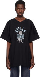 Stella McCartney Black Leopard Mascot T-shirt