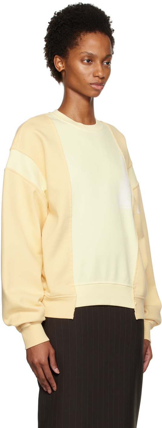 Yellow hot sale varsity sweater